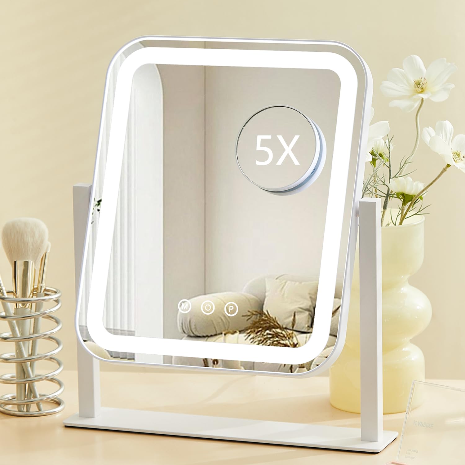 HIEEY vanity mirror with gift-ready box for a thoughtful present.