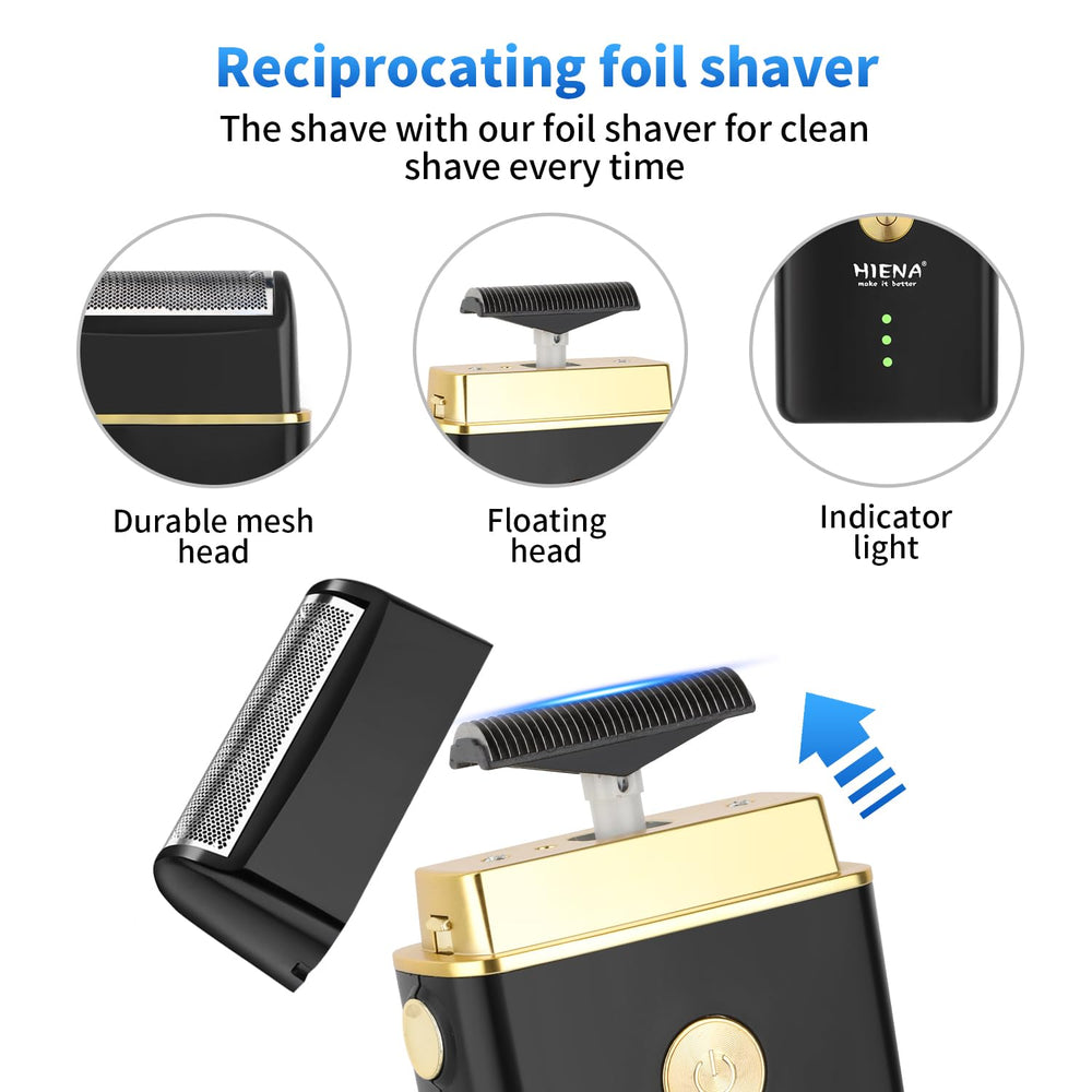 HIENA PRO black hold bag keeps the grooming kit organized and ready.