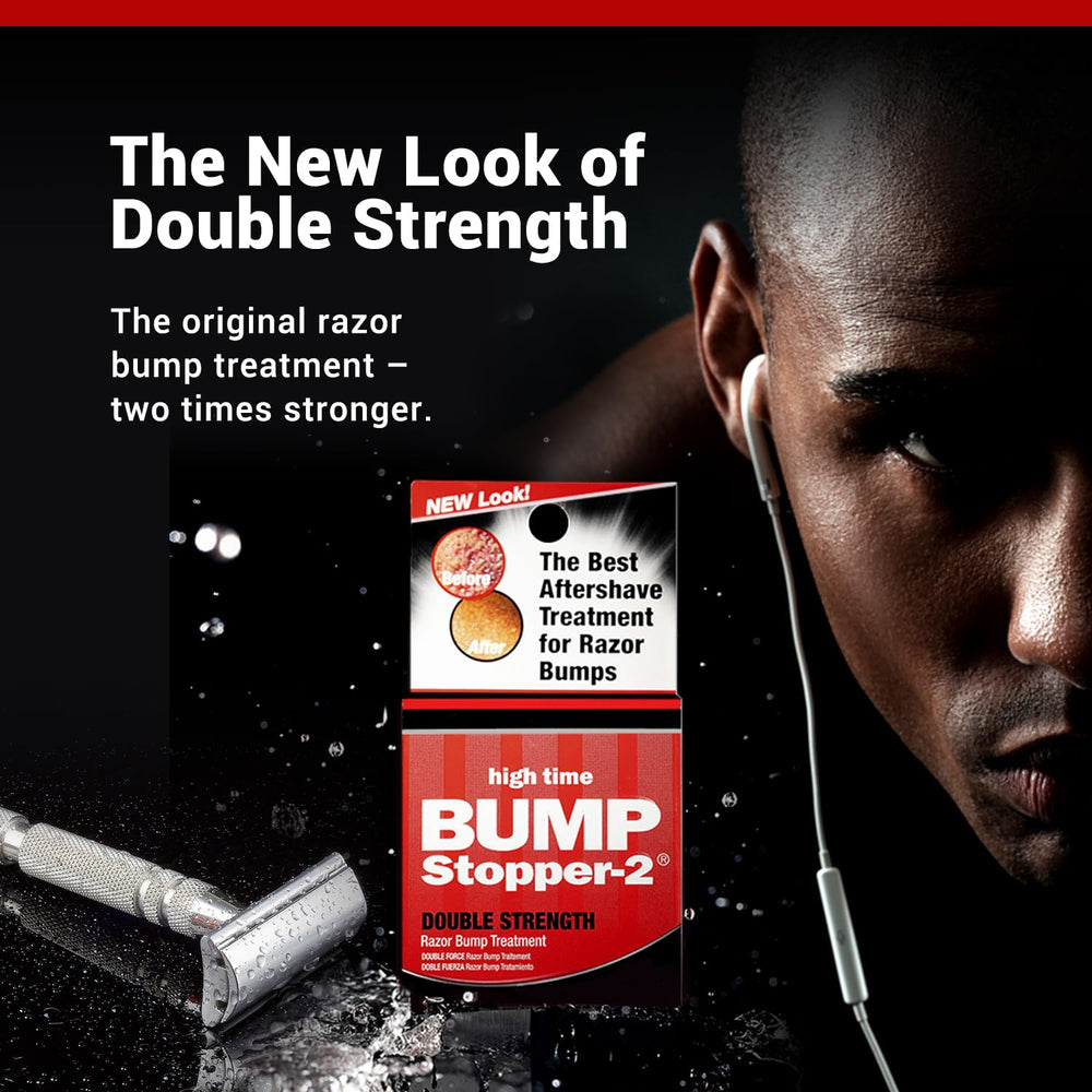 High Time Bump Stopper 2 post-shave routine promotes calmer skin