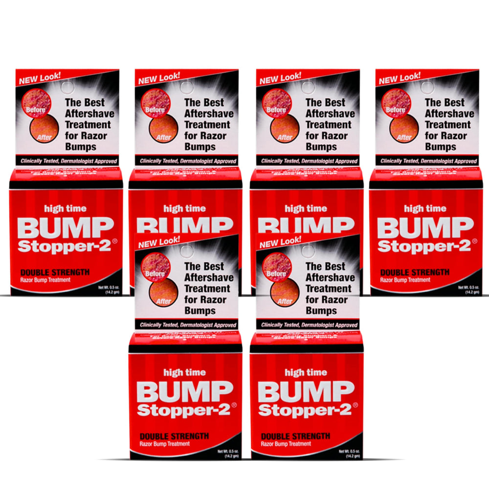 High Time Bump Stopper 2 bottle for quick razor bump relief