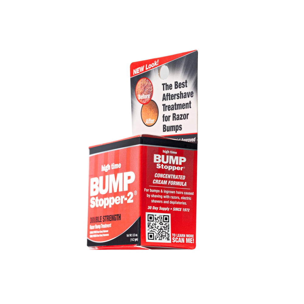 High Time Bump Stopper 2 packaging highlights double-strength formula