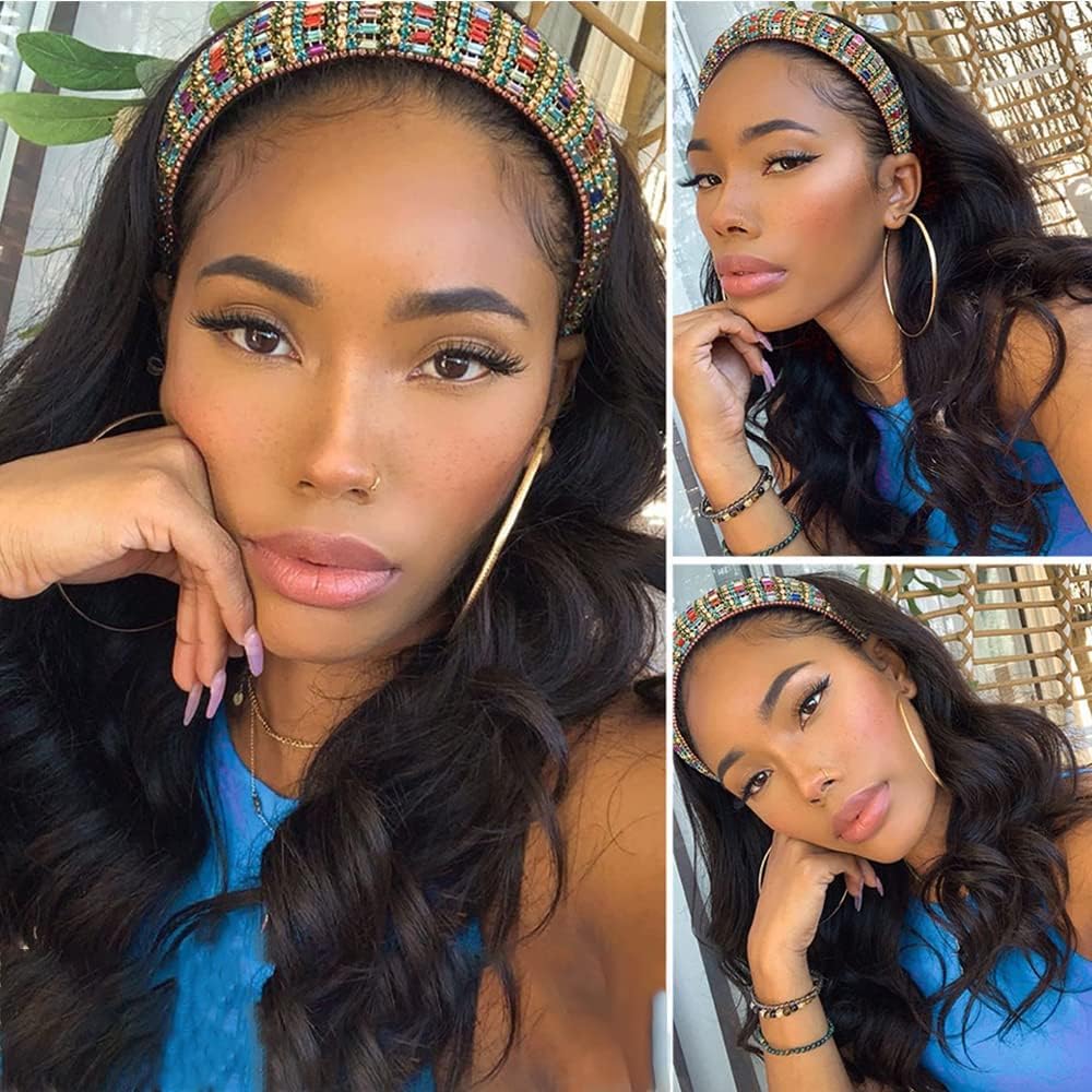 higher headband wig stretch headband for easy glue-free wear