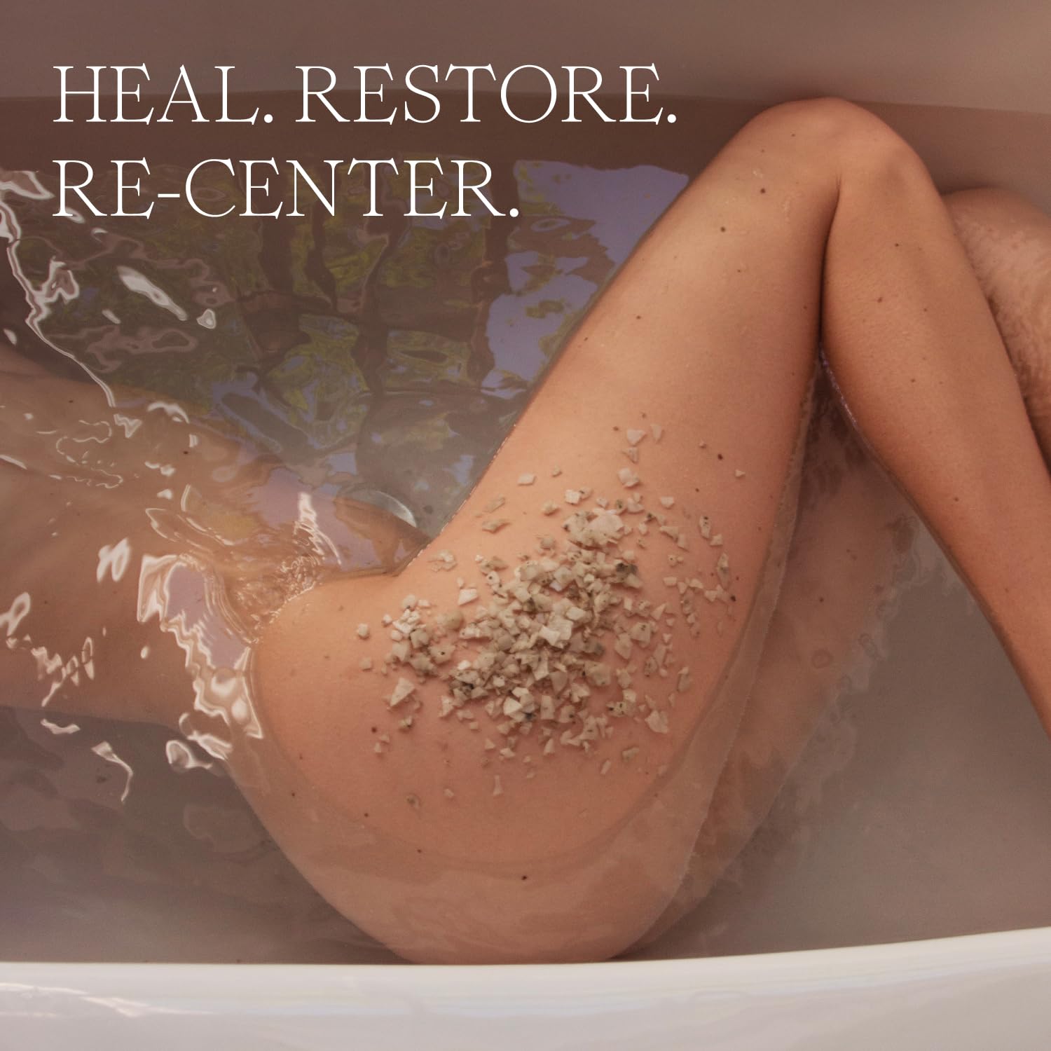 HigherDOSE Serotonin Soak algae and apple cider vinegar ingredients hint at skin-refreshing benefits