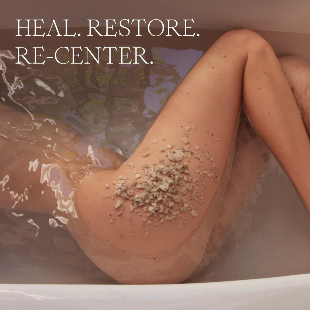 HigherDOSE Serotonin Soak algae and apple cider vinegar ingredients hint at skin-refreshing benefits