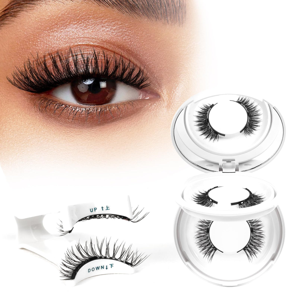 Higu clace Magnetic Eyelashes kit with applicator for easy wear