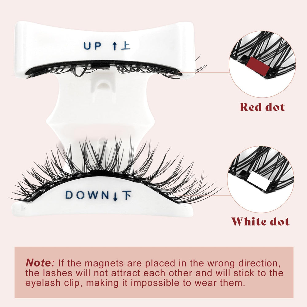 Higu clace Magnetic Eyelashes natural-look pair for everyday style