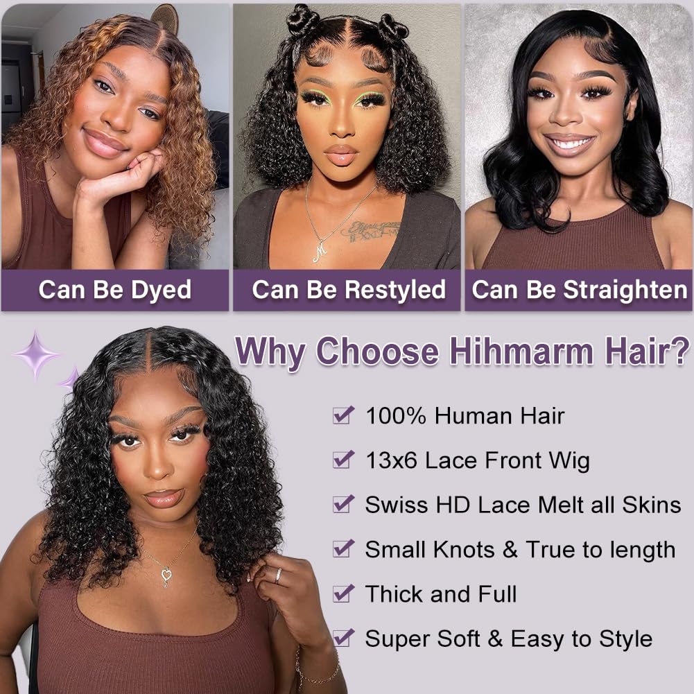 Hihmarm Wig with removable glueless band for secure fit.