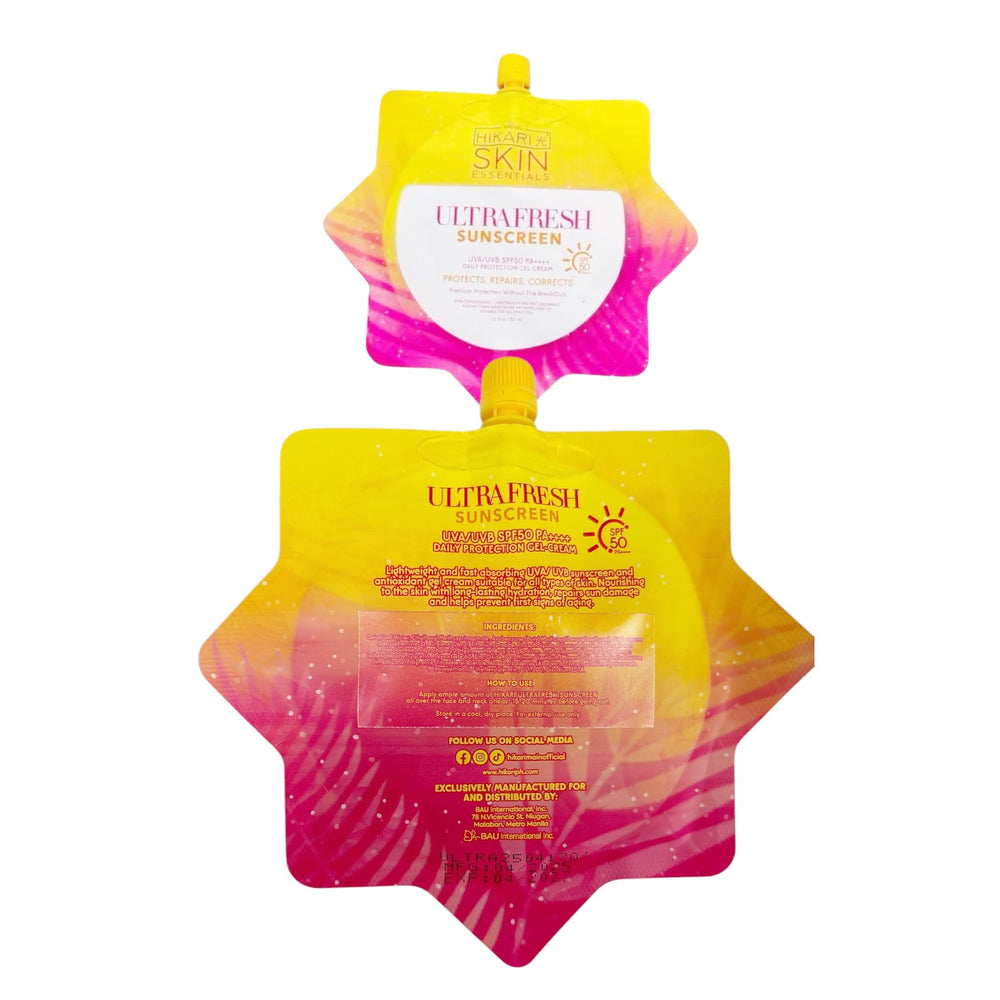 HikariSkin Ultra Fresh Sunscreen bottle-dispense offers easy, mess-free protection.