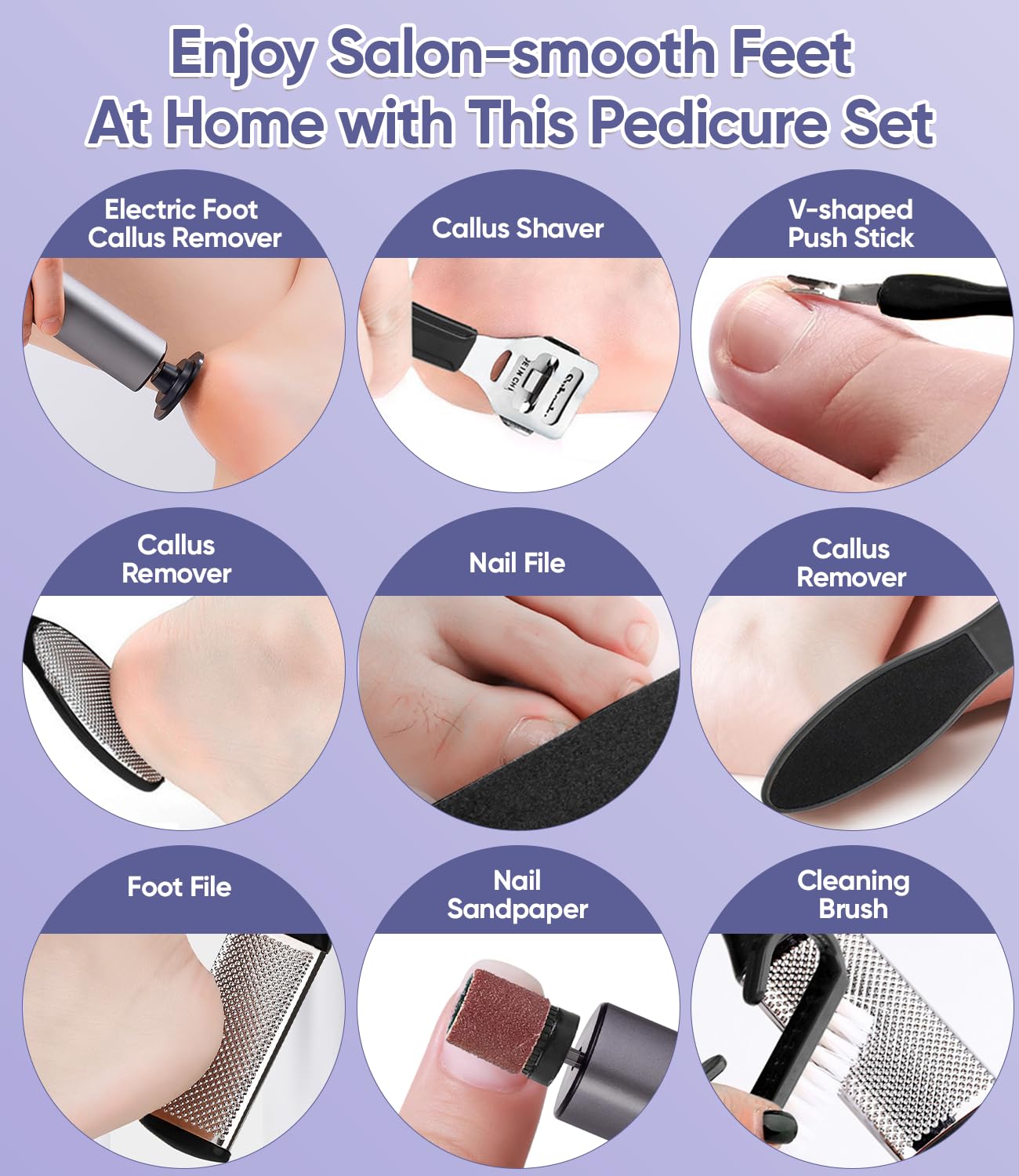 HILUDEER 9-speed settings tailor exfoliation to skin type
