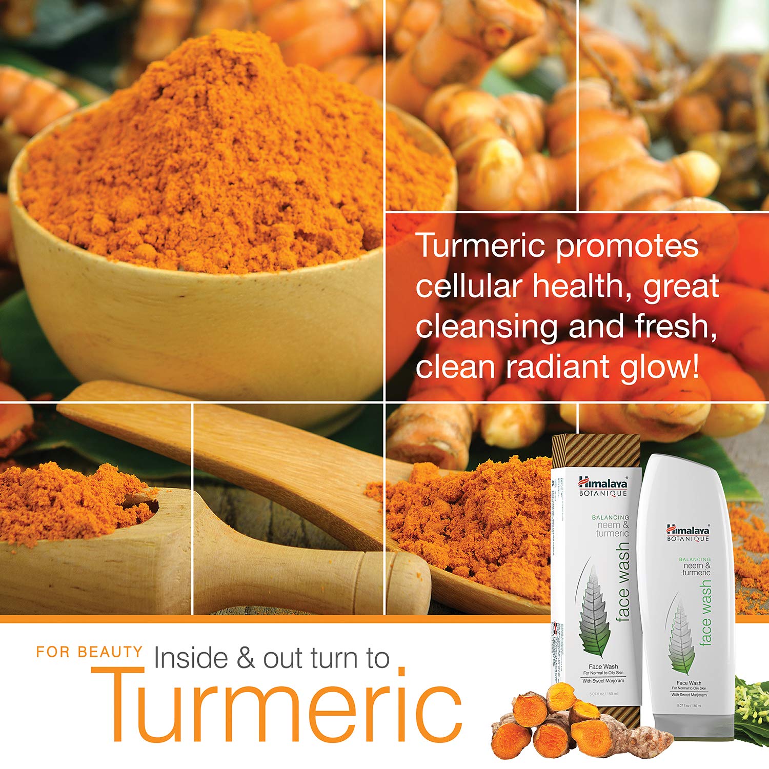Himalaya Botanique balancing neem-turmeric face-wash 2-pack packaging shows value