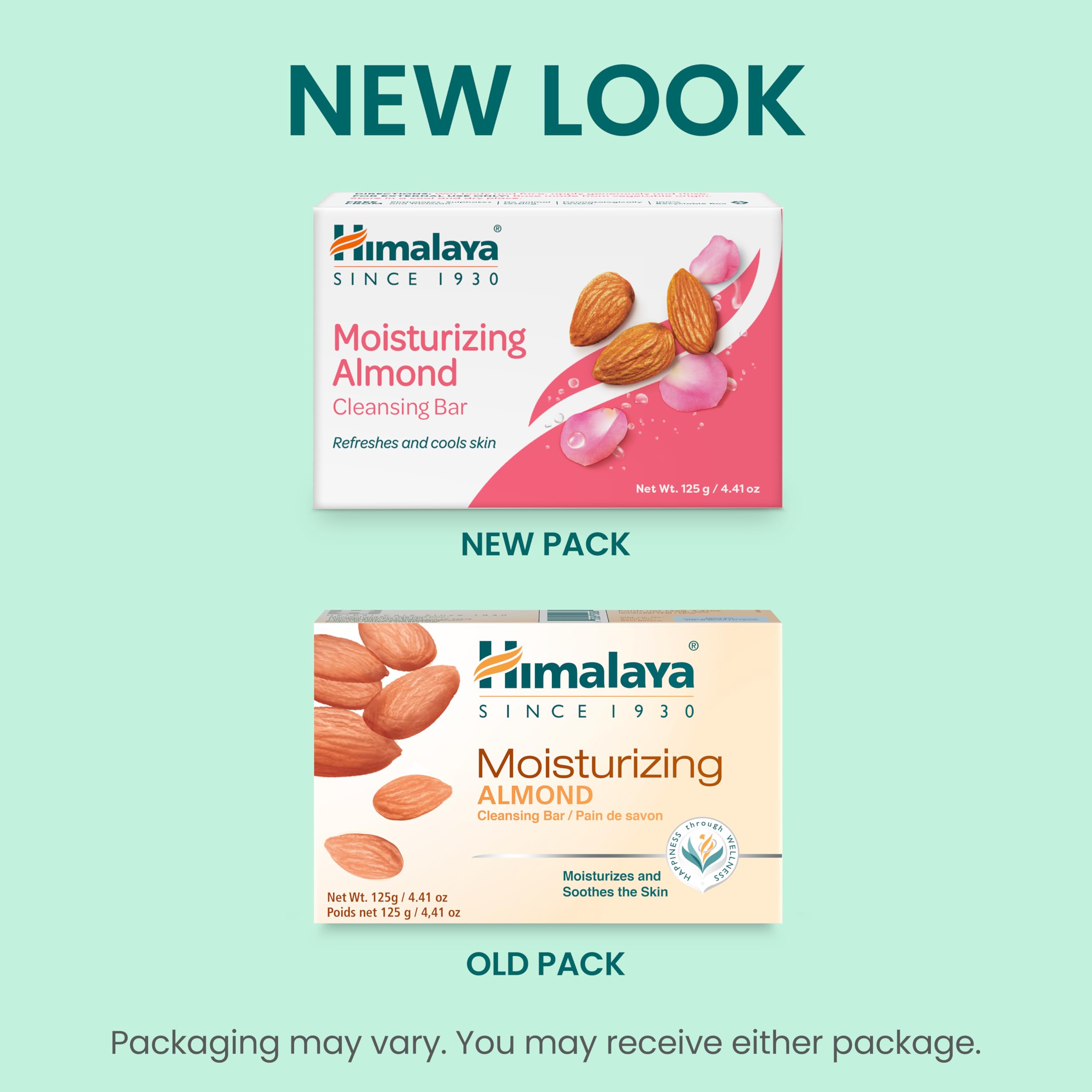 Himalaya Rose enriched cleansing bar close-up with revitalizing scent.