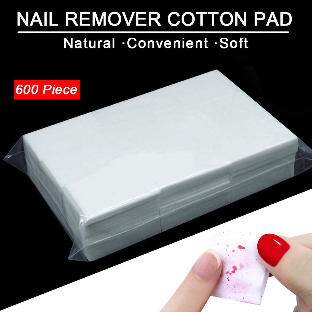 HiMo 600pcs cotton pads with handles and brushes deliver ample supply.