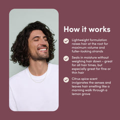 Hims Biotin Argan Oil ingredients panel shows follicle-boosting blend for fuller-looking hair