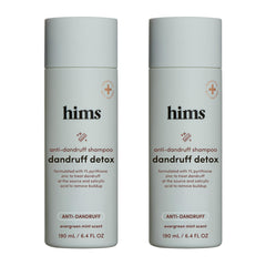 hims Dandruff Detox bottle pour for easy application and anti-dandruff action.