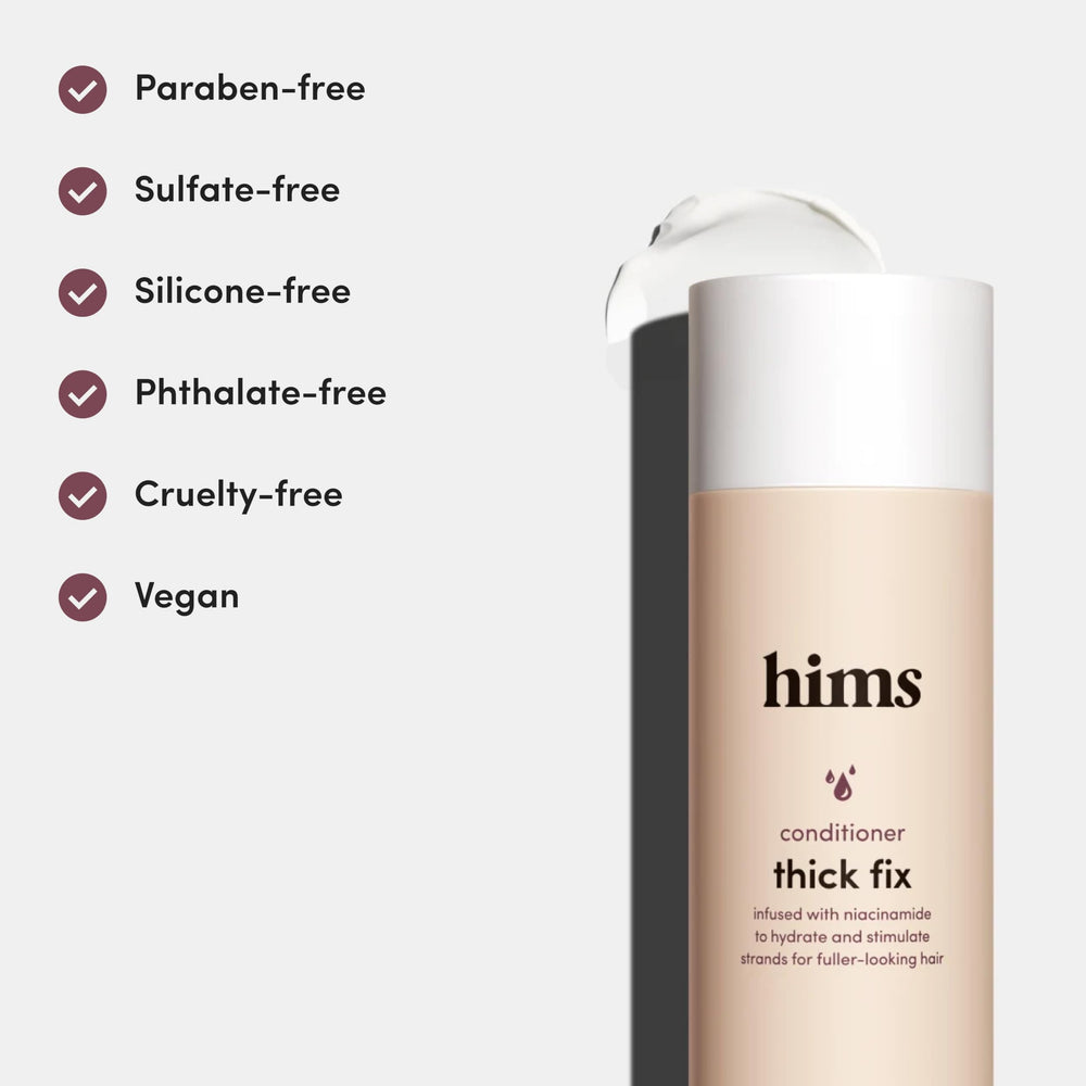 HIMS & HERS Thick Fix eucalyptus scent enhances shower-time refreshment.