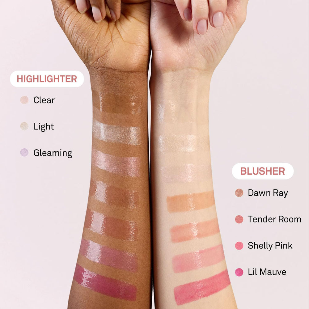 HINCE True Dimension Radiance Balm cheek-highlight defines natural flush with glow