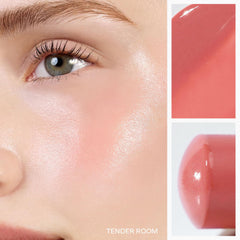 HINCE True Dimension Radiance Balm dual-use blush-highlighter for subtle cheek color and glow