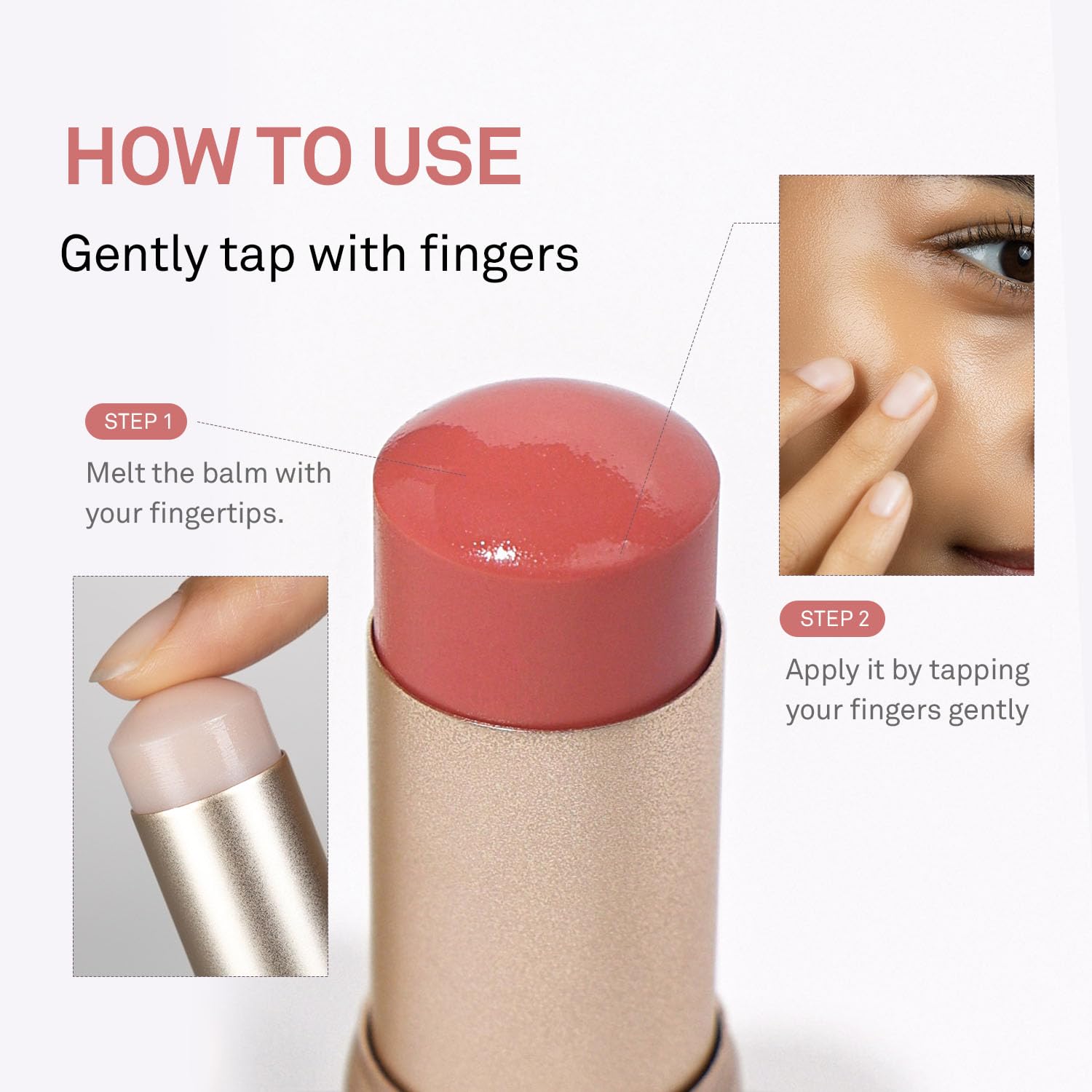 HINCE True Dimension Radiance Balm multi-use stick for highlighter blush eyeshadow lip glow