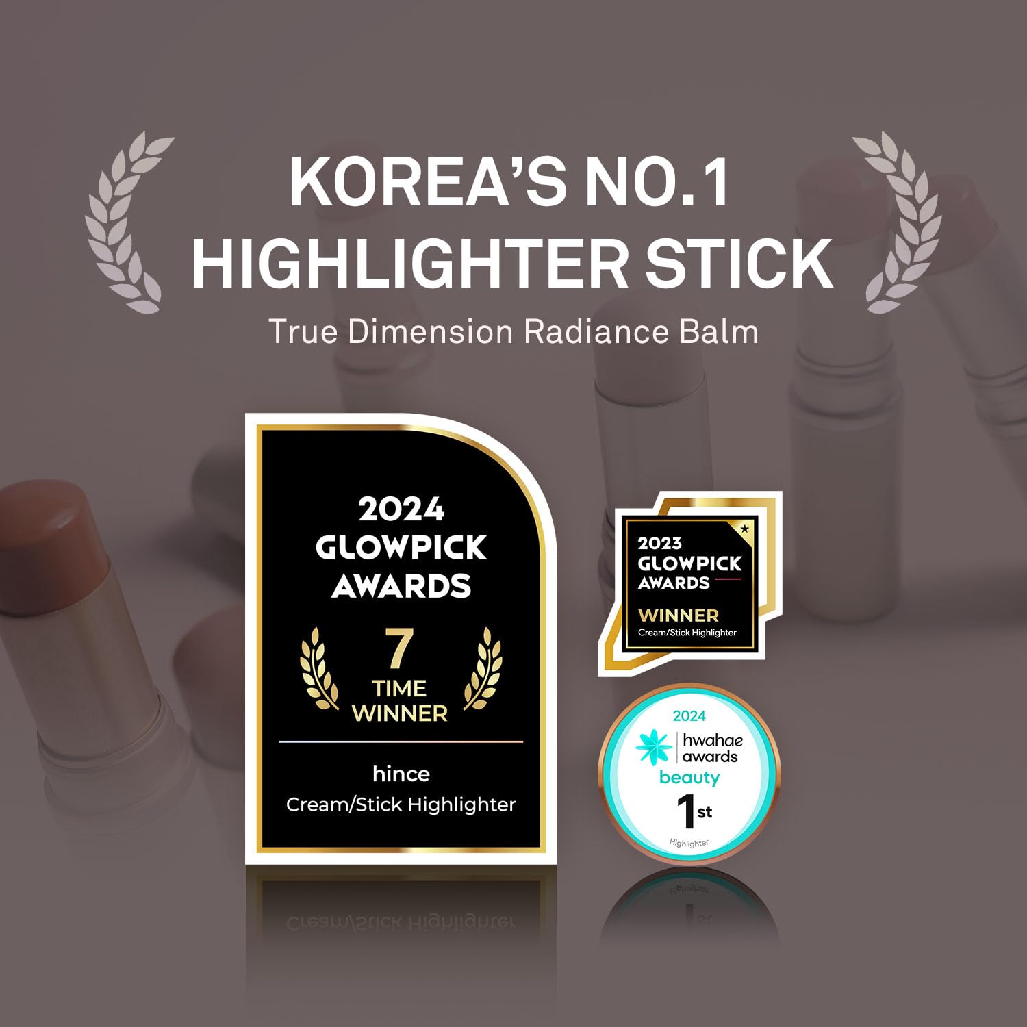 HINCE True Dimension Radiance Balm sheer-color-glow adds translucent shimmer and dimension