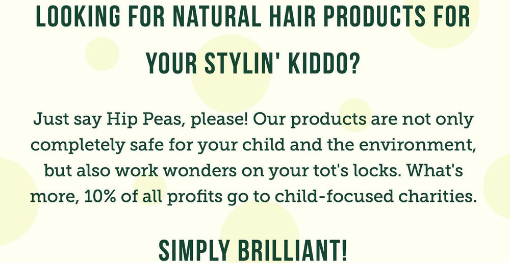 Hip Peas formula with blueberry extract adds natural fragrance.