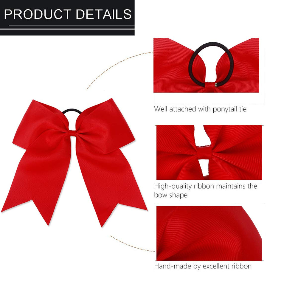 Hipcheer handmade cheer bow shows quality stitching and craft.