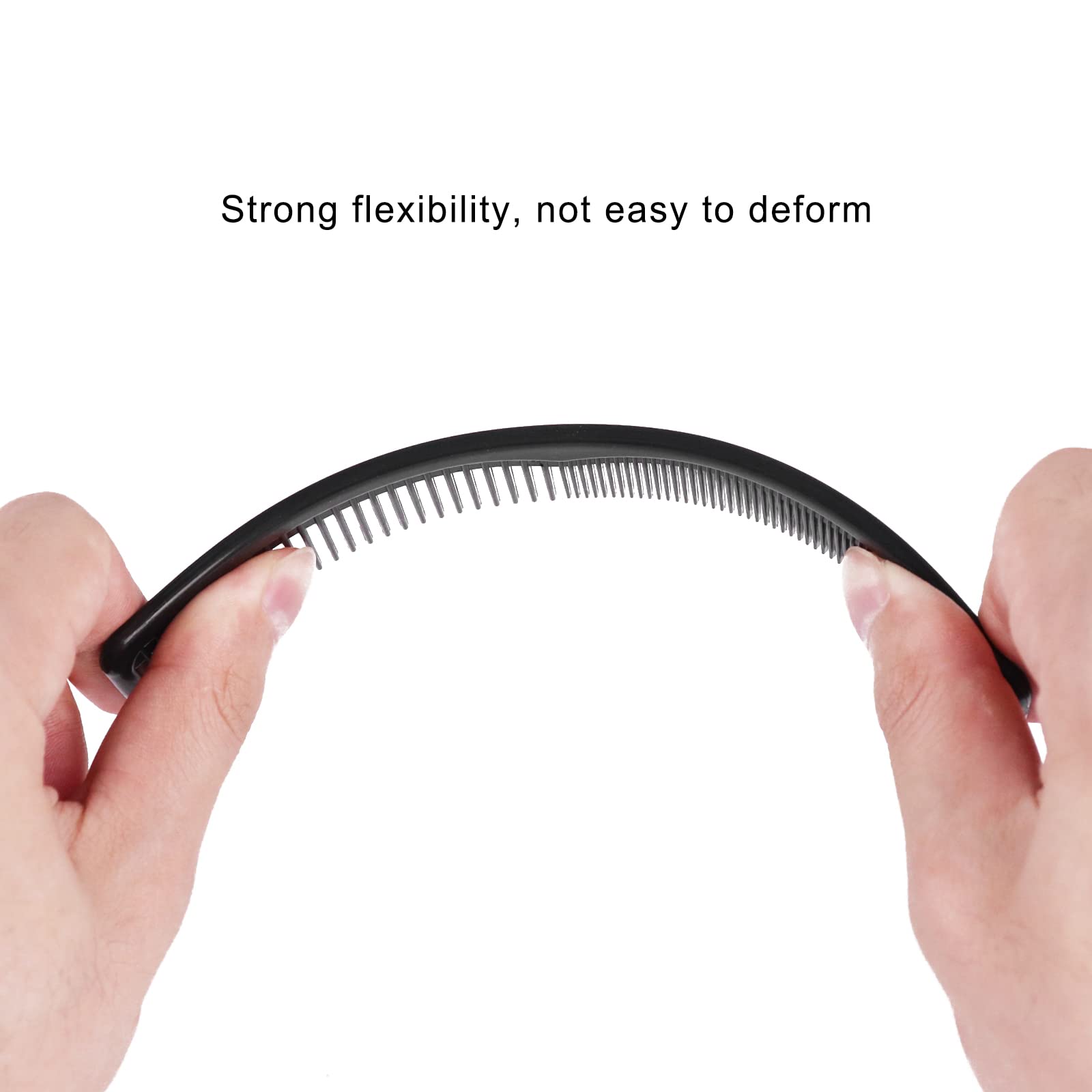 Hipruict travel-friendly comb, compact ambidextrous design fits in bags.