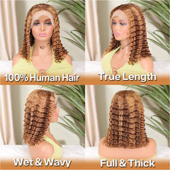 HIRIREMY pre-plucked hairline wig offers easy, natural parting