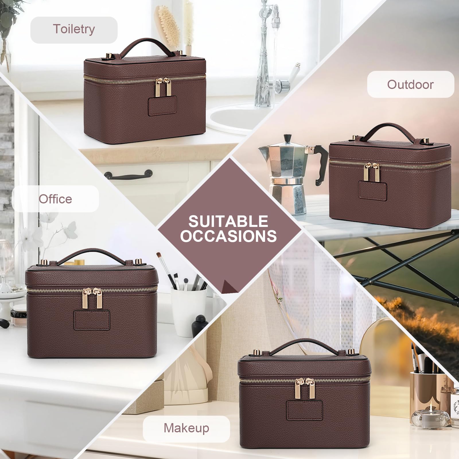 HiTotes easy-clean cosmetic bag helps keep clutter in check on trips and at home