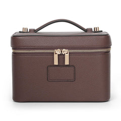 HiTotes makeup bag in waterproof PU leather protects cosmetics on the go