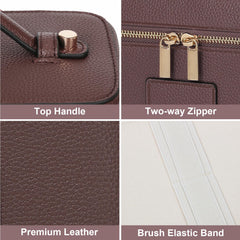 HiTotes travel toiletry bag is lightweight and easy to clean, a perfect catch-all