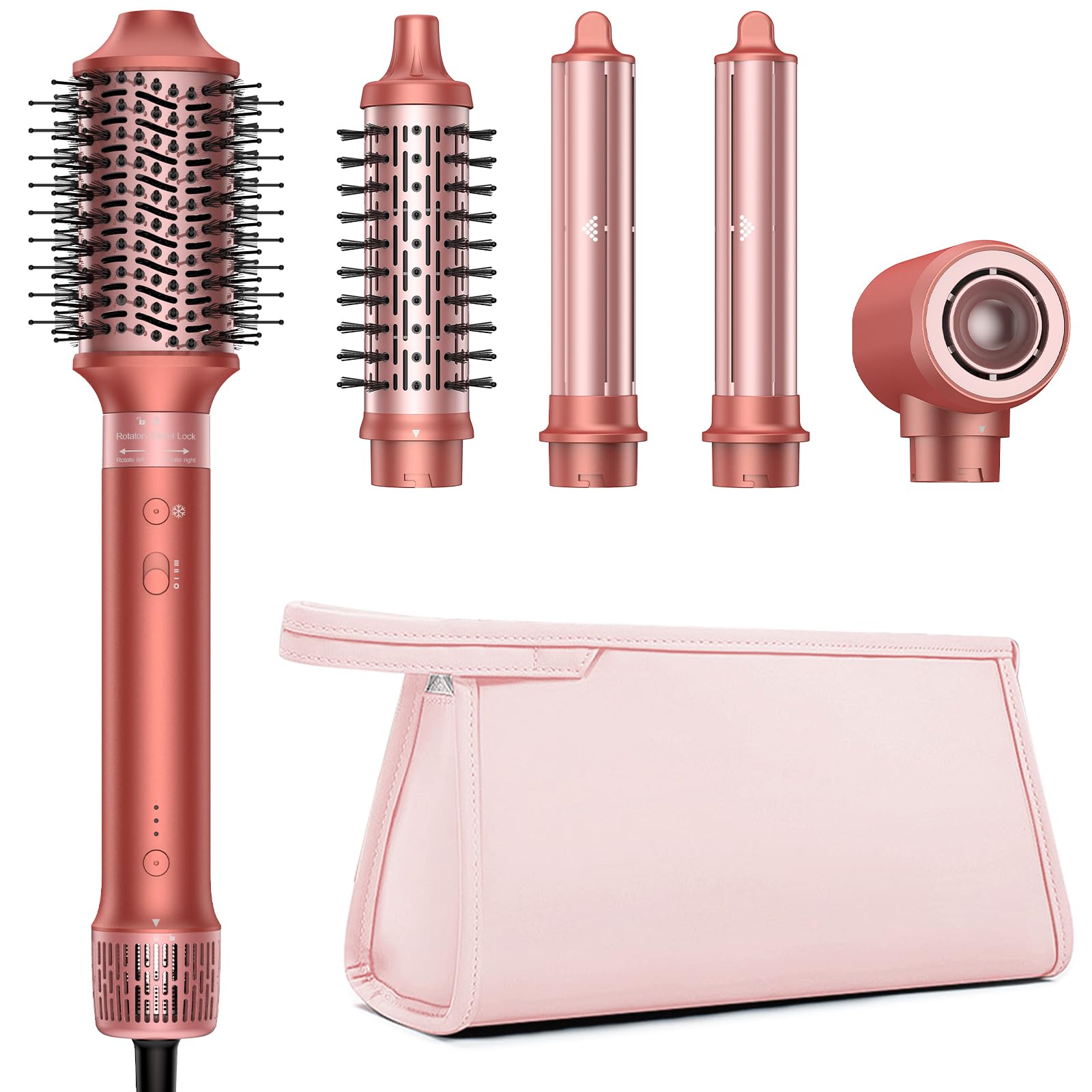 Hittiona 5-in-1 hair styler dry: fast-drying capability for busy mornings with a smooth finish