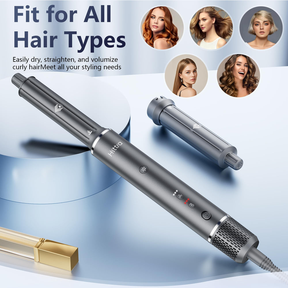Hittra cool shot and negative ions finish with lasting shine.