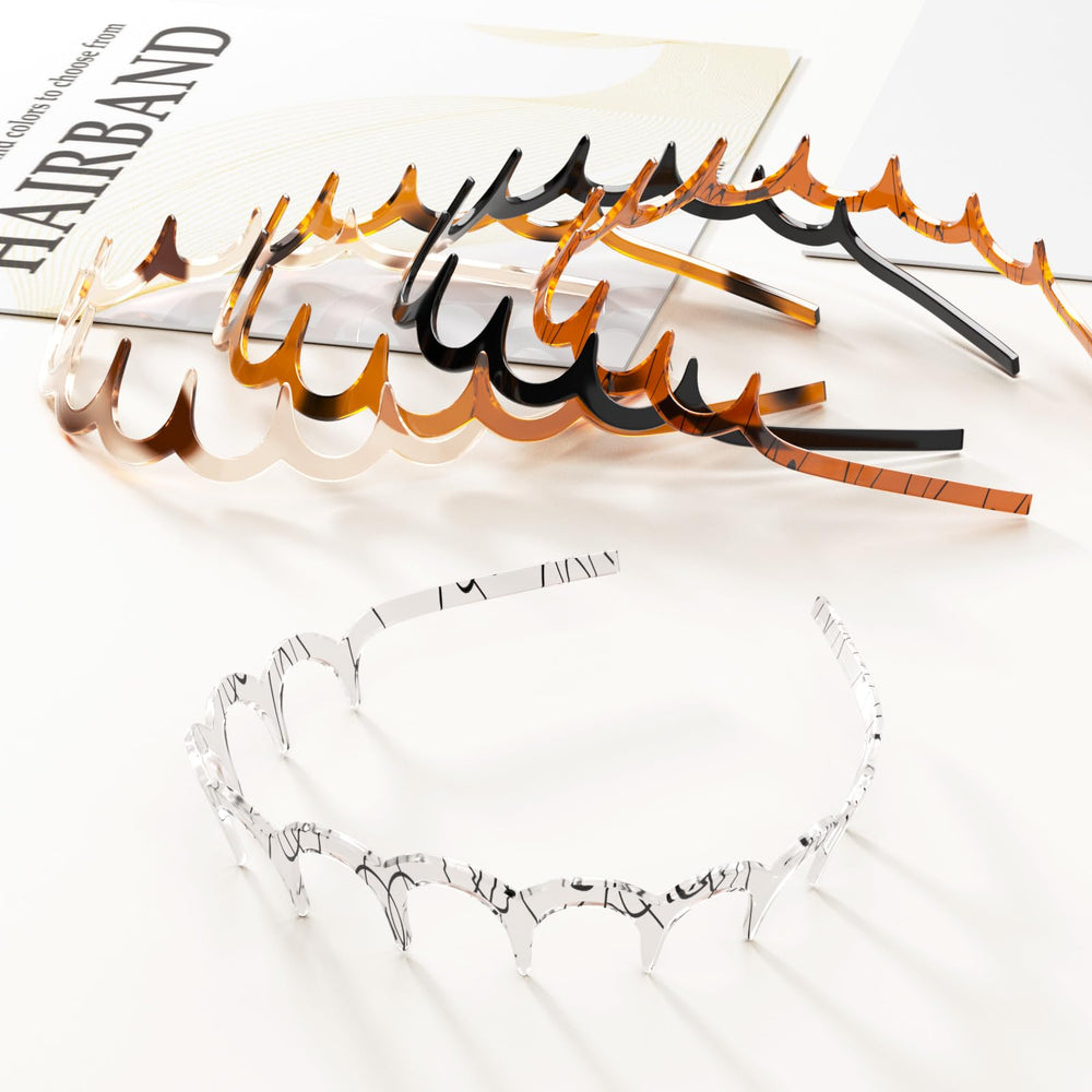 HJKLIUT high-cranium headband adds fullness with zero effort during busy mornings