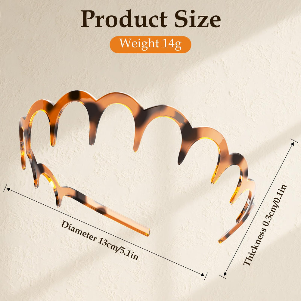HJKLIUT fashion headband crafted from sturdy plastic for durable daily wear