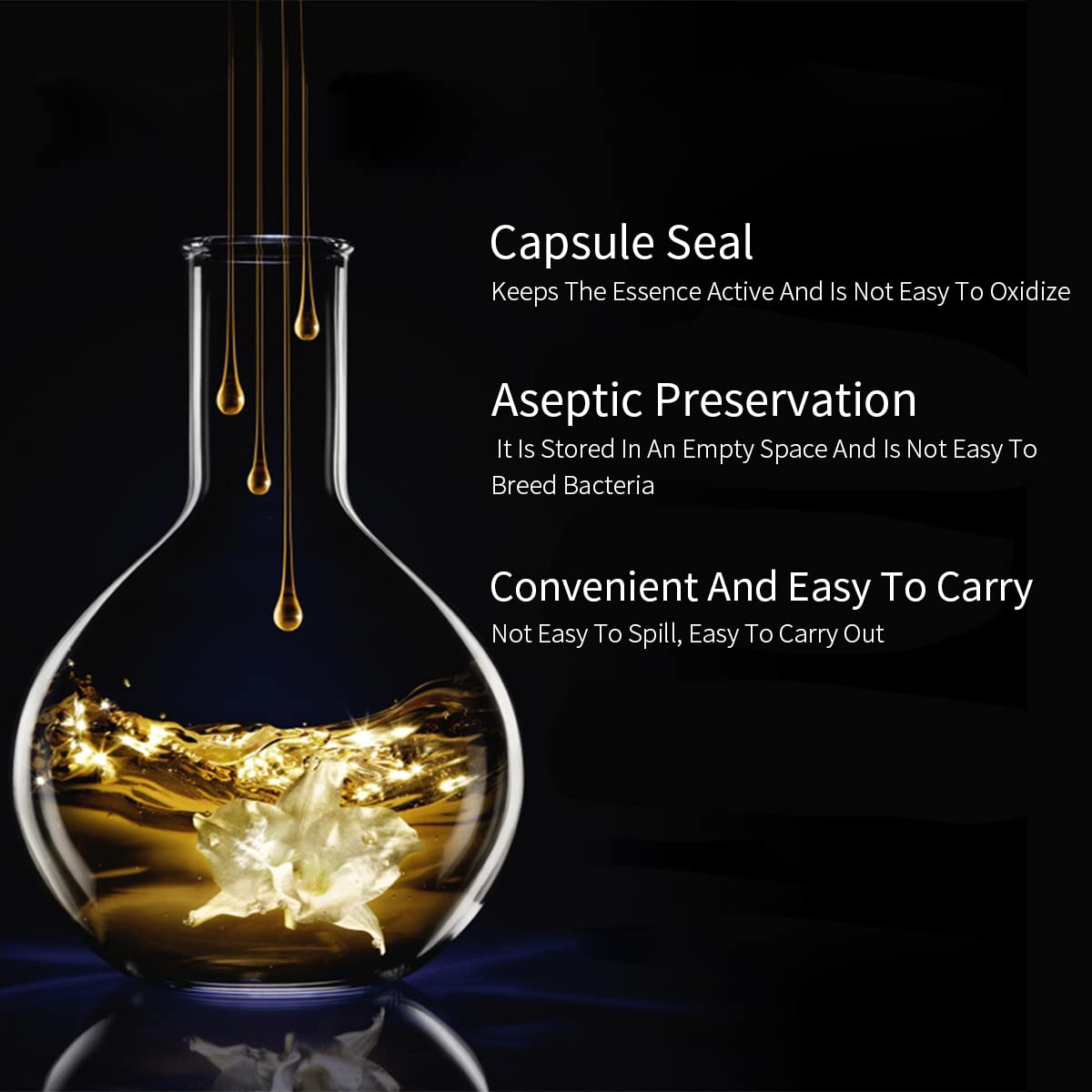 Night-time ritual with HKH capsules for calming brightness