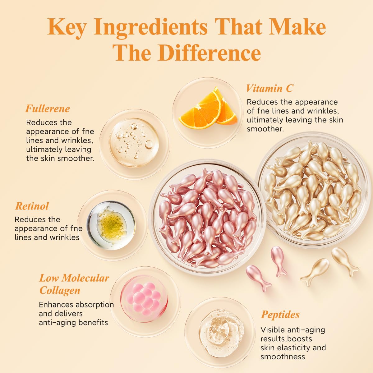 HKH Niacinamide and Vitamin E capsules target dullness for even tone.