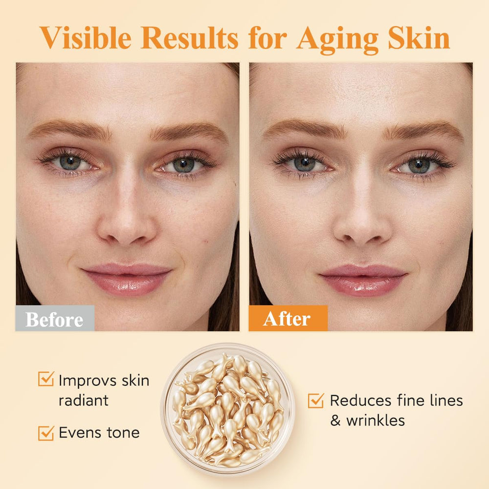 HKH Vitamin C Super Serum being applied for smooth hydrated skin