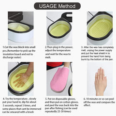 HLead paraffin wax machine touchscreen panel for easy temperature and timer adjustments