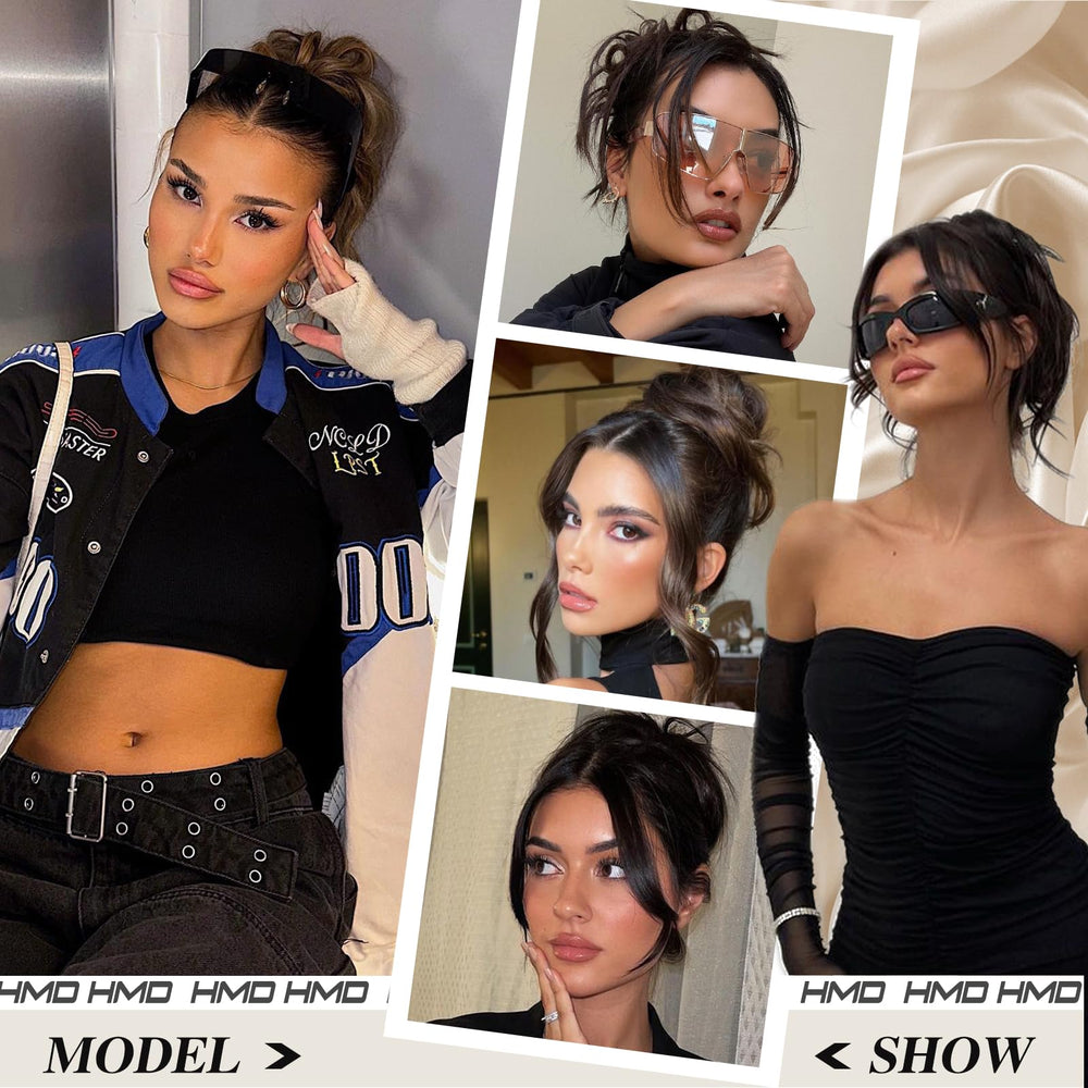 HMD Tousled Updo natural movement mirrors real hair in motion.