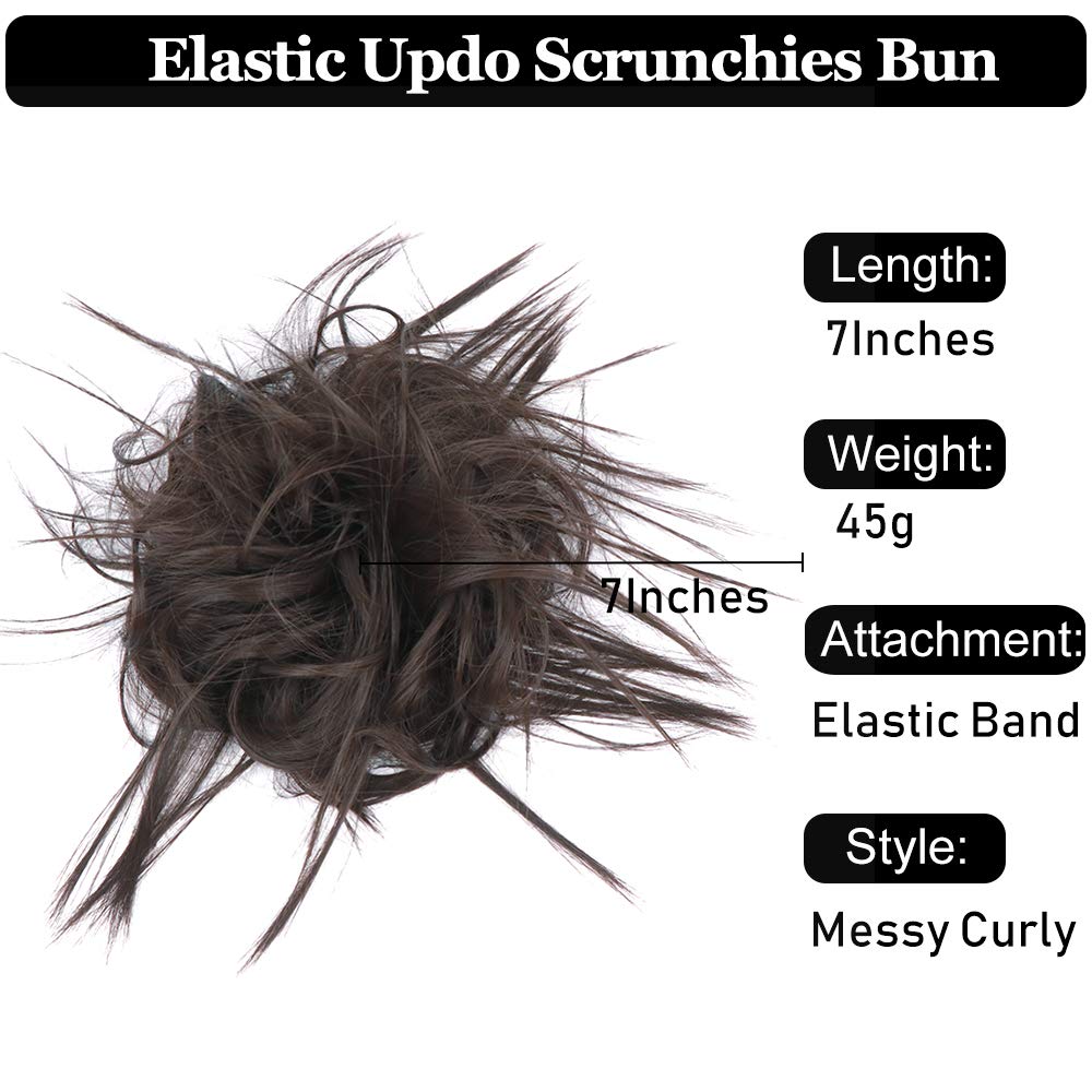 HMD Tousled Updo ponytail extension adds natural movement and fullness.