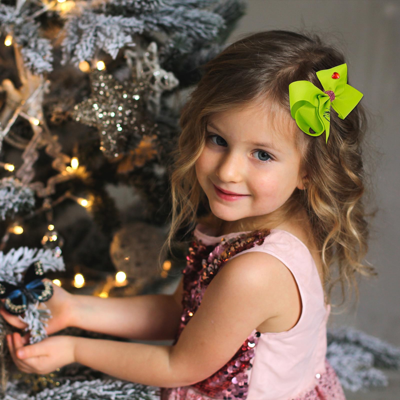 HNMEILI gift wrap decor bow clip for wrapping presents and tree decor