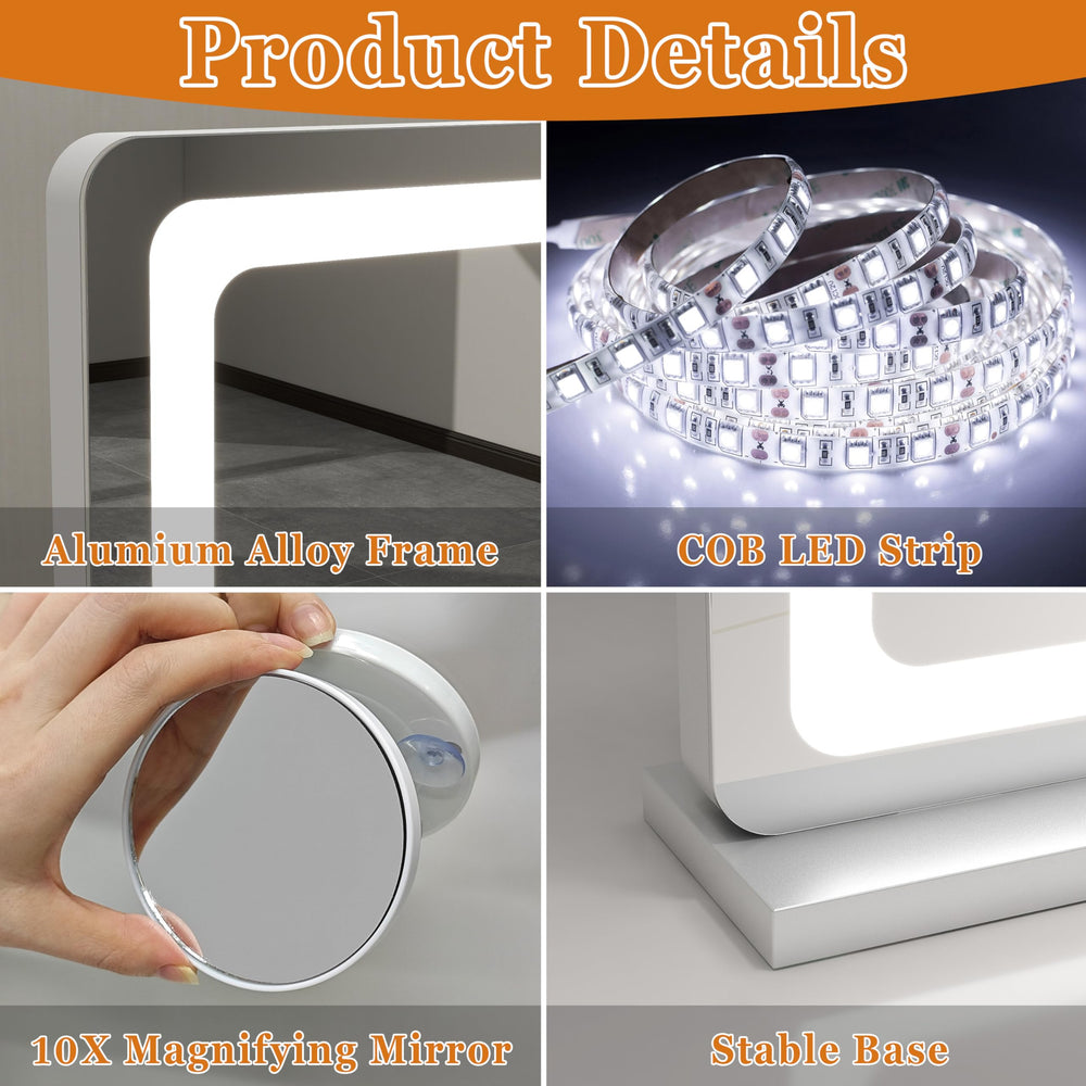 HNV lighted mirror makes a thoughtful gift for birthdays, holidays, or special occasions