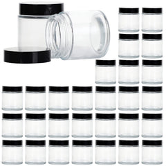 Hoa Kinh 4 oz glass jar with lid showing airtight seal for lotion storage