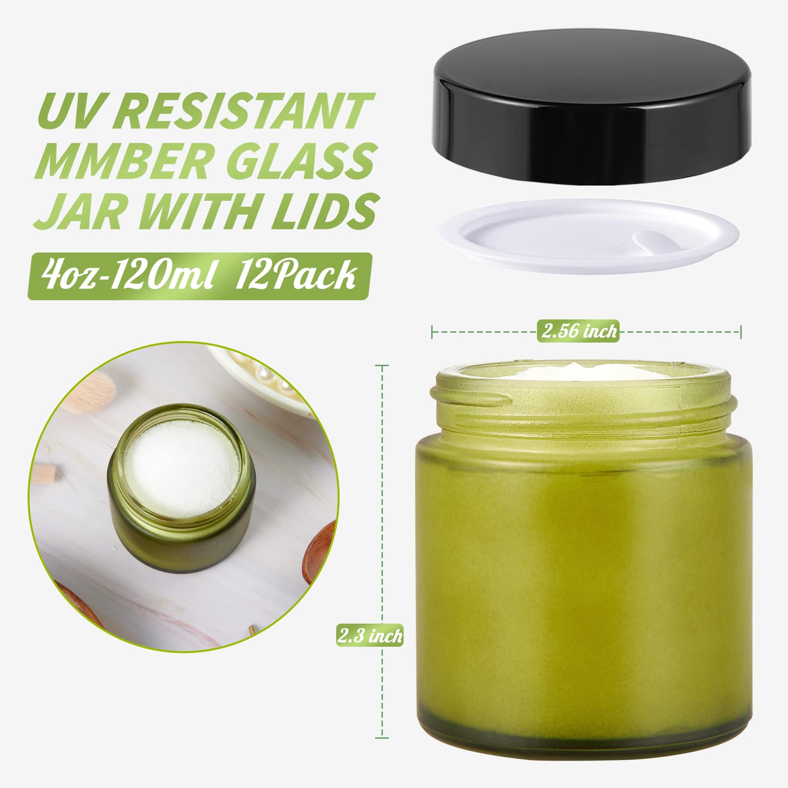 11 Hoa Kinh airtight glass jar cap demonstrates leak proof design for lotions