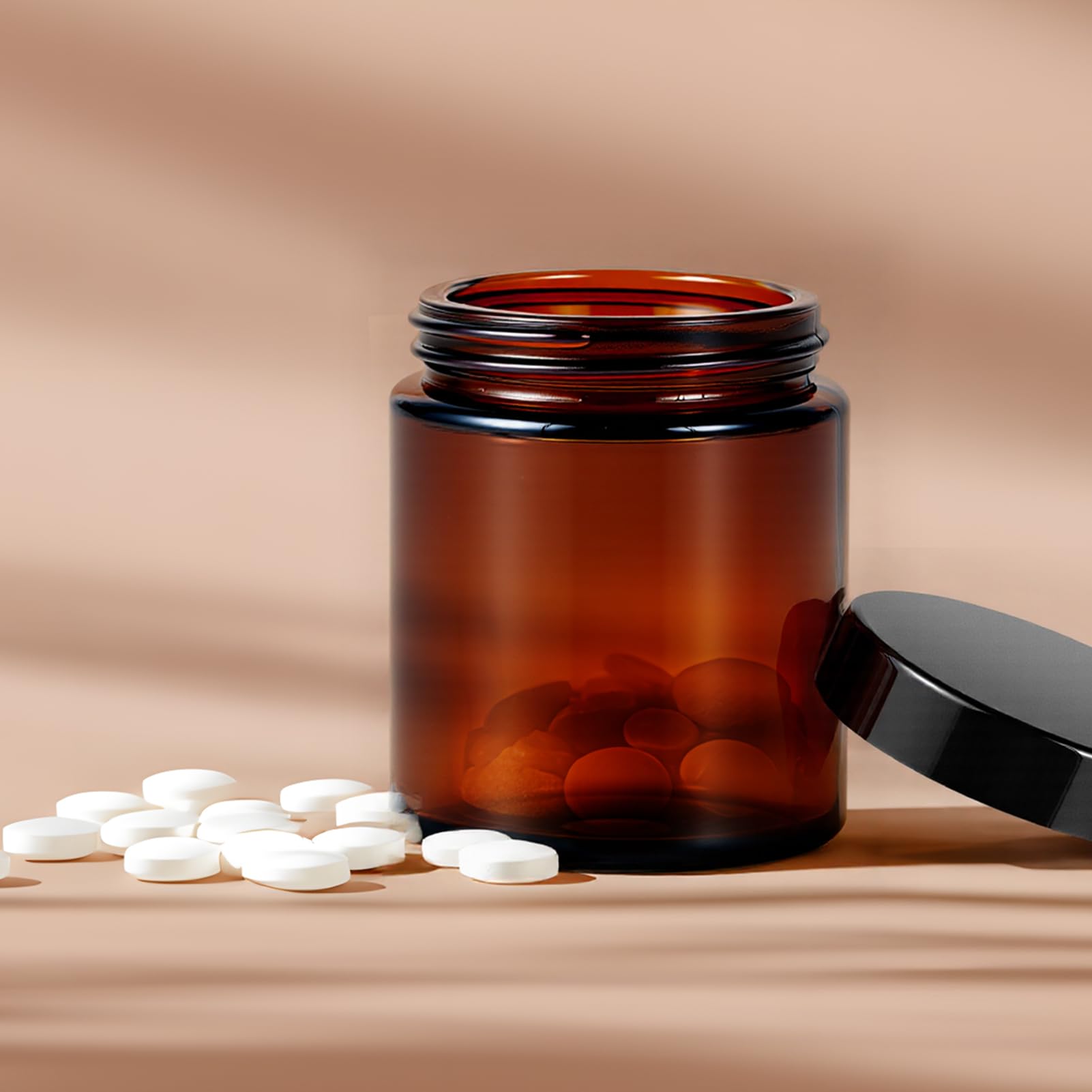 Hoa Kinh label-ready jars offer space for custom product labeling.
