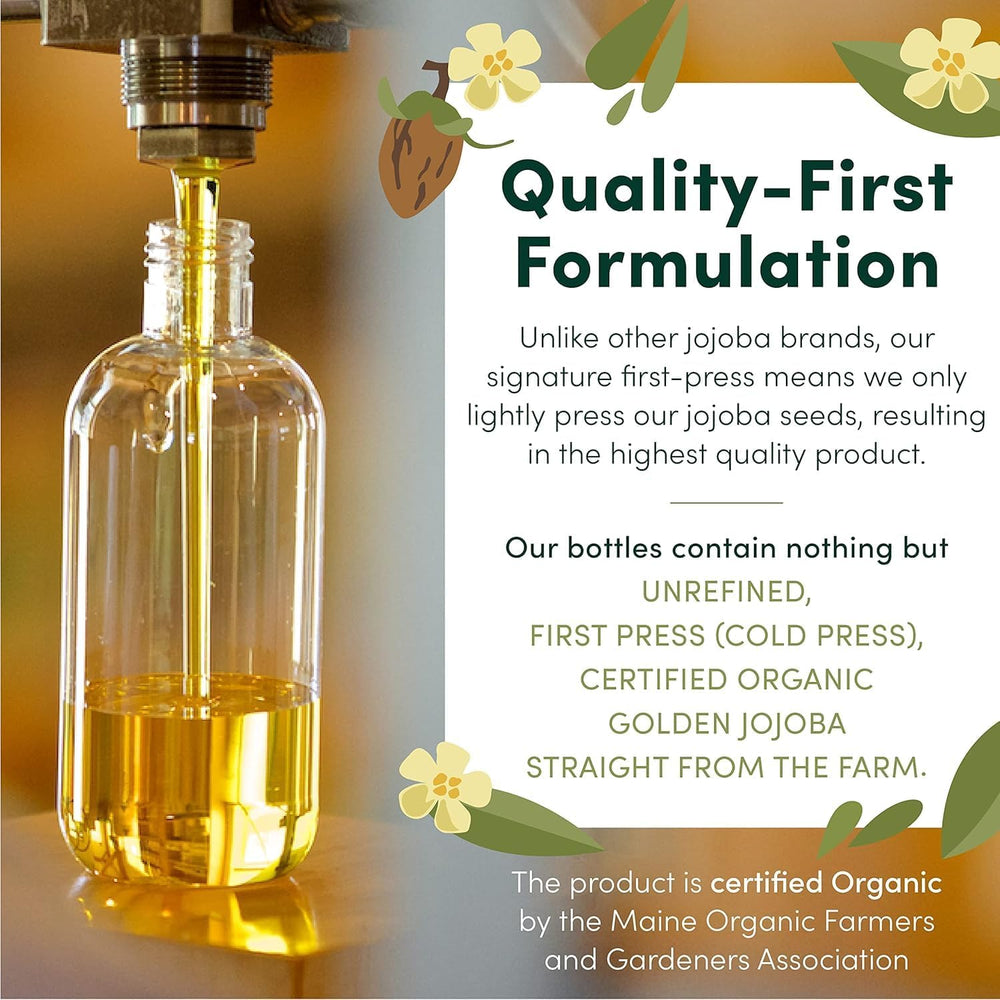 HobaCare jojoba oil bottle ready for skin moisturizer and body care routines.