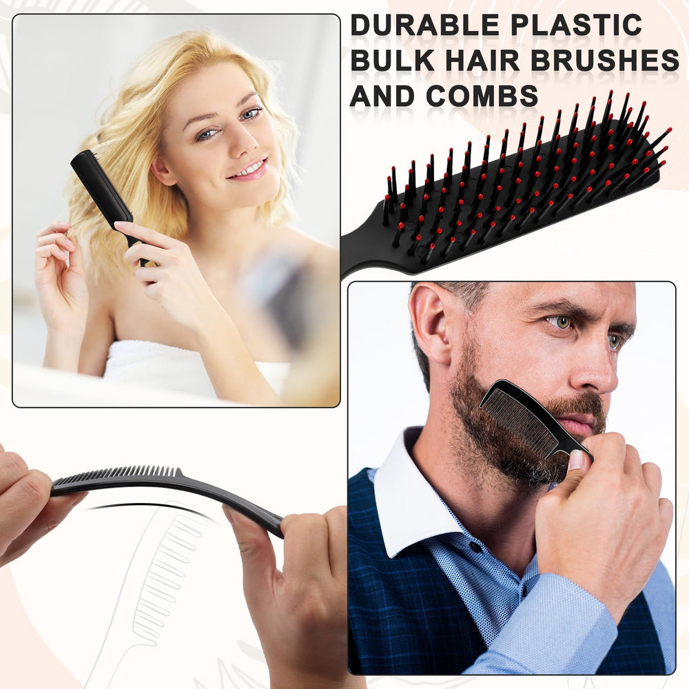 HOFASON travel-size hair brush compact design for easy packing.