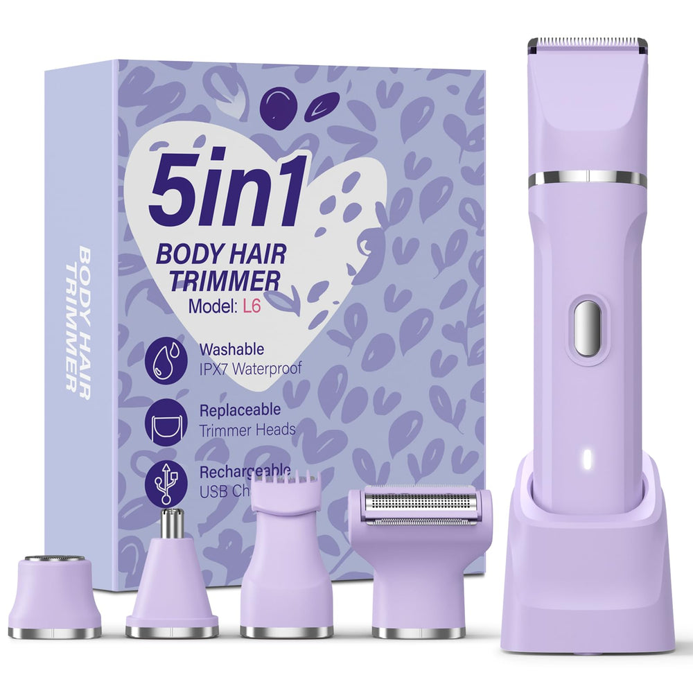 HOHOLE 5in1 bikini-trimmer-head for precise bikini-line grooming and versatile body trimming.