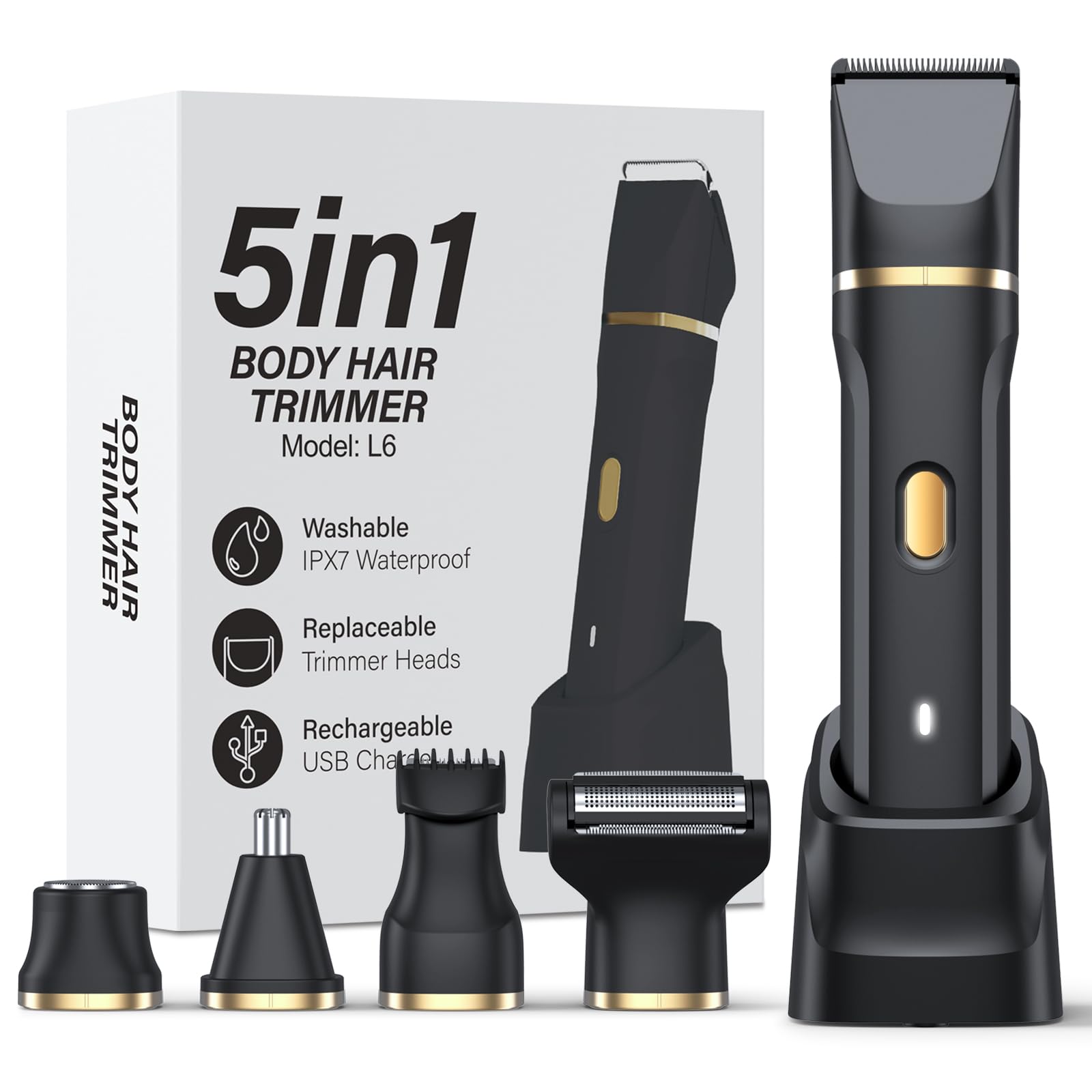 HOHOLE 5-in-1 face head for precise facial grooming and contouring