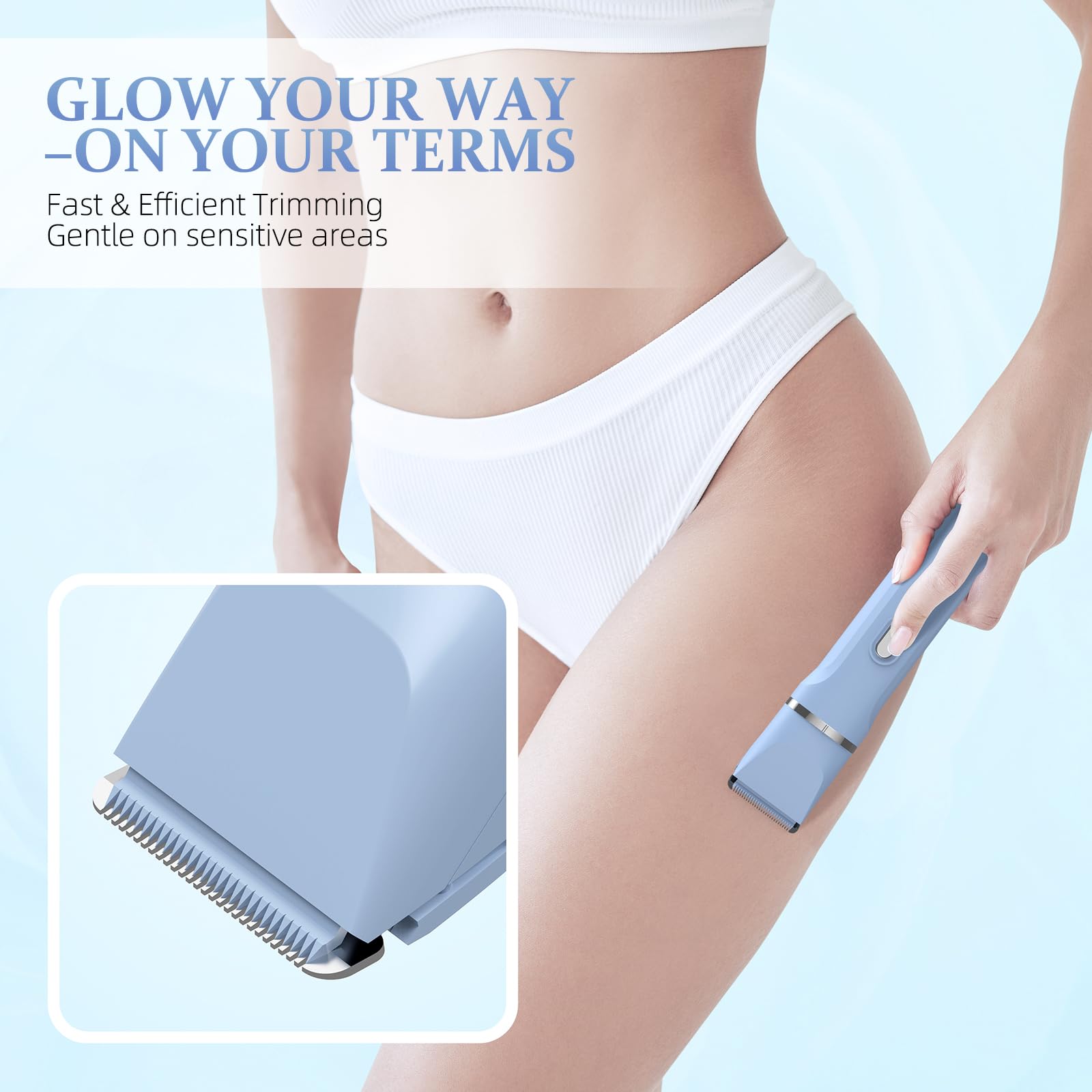HOHOLE 5-in-1 nose trimmer for safe, precise nose hair trimming